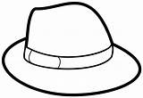 Hat Coloring Bestcoloringpagesforkids Pages sketch template