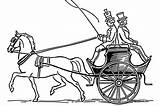 Horse Carriage Sketch Vehicles Cart Victorian Coloring Pages Vehicle Easy Drawing Clipart Old Regency Line Carriages Coaches Kids Barouche Drawn sketch template