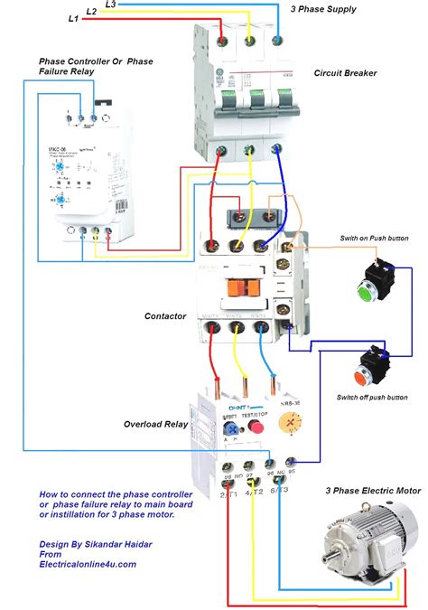 magnetic starter wiring diagram wiring diagram