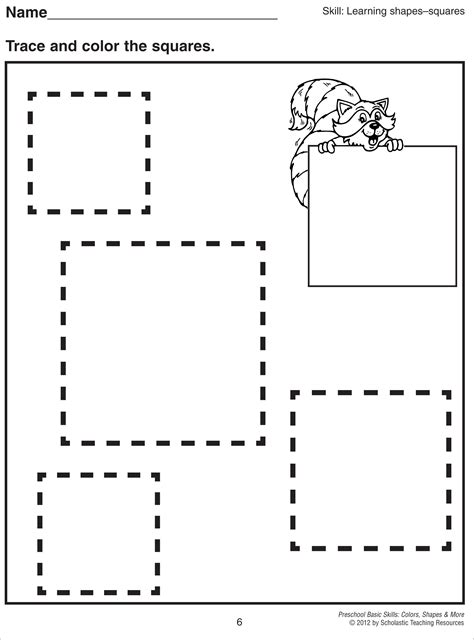 square coloring pages    print