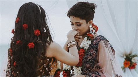 Noora And Adhila Kerala Lesbian Brides In Wedding Photoshoot Bbc
