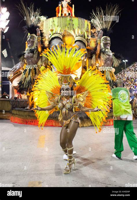 a samba queen and dancer lead the império de tijuca samba school s