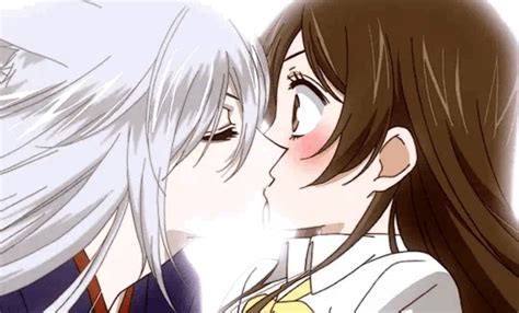 a surprising kiss kamisama kiss anime kiss romantic anime
