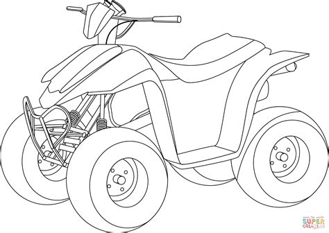 atv coloring page  printable coloring pages