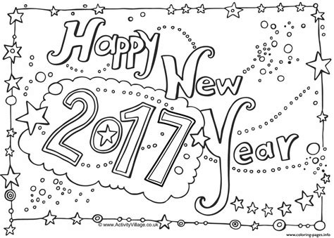print happy  year  coloring pages  year coloring pages