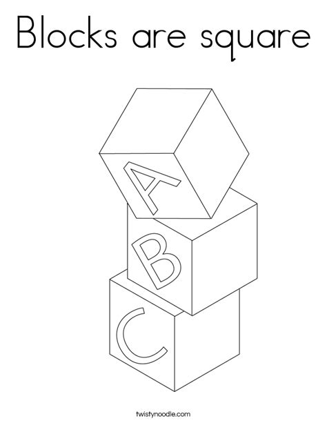 square coloring pages