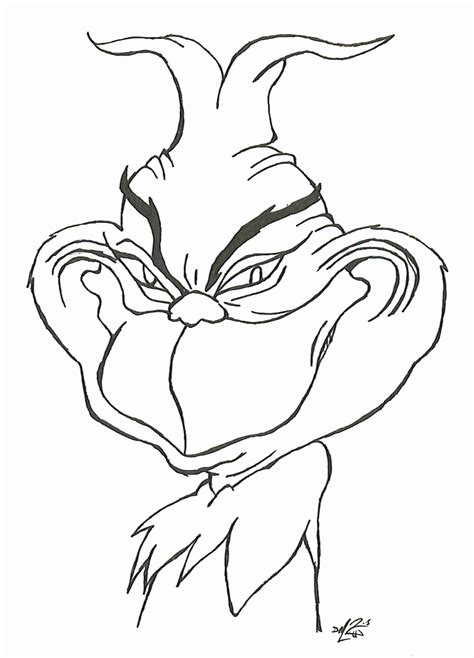 basic   grinch stole christmas coloring pages  grinch  coloring home