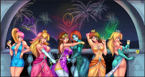 Nintendo Girls Happy New Year By Felox08 On Deviantart