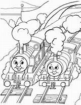 Thomas Coloring Pages Tank Engine Print sketch template