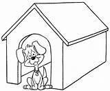 Dog House Coloring Fun Pages sketch template