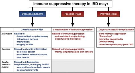 Review Balancing Benefit Vs Risk Of Immunosuppressive Therapy For Ibd