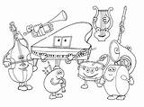 Band Coloring Pages Getcolorings Beat Fresh Music Musical sketch template