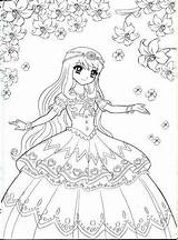 Coloring Anime Pages Princess Kawaii Girls Cute Printable Disney Book Mia Adult Mama Color Involving Motivation Chibi Google Sheets Getcolorings sketch template