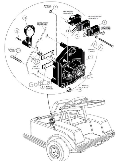 club car   reverse switch wiring diagram