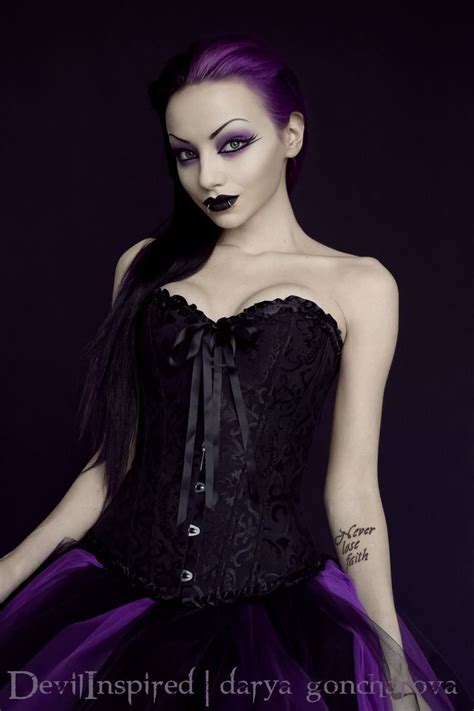 Darya Goncharova Gothic Beauty Goth