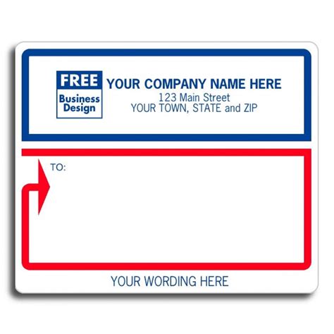 custom wordings mailing labels