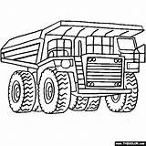 Coloring Dump Trucks Pages Truck Popular sketch template