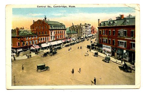 ma cambridge central square united states massachusetts cambridge postcard hippostcard