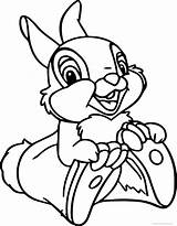 Bambi Thumper Wecoloringpage Clipartmag Clipground Coloringfolder sketch template