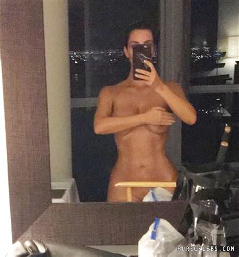kim kardashian naked selfie in the mirror