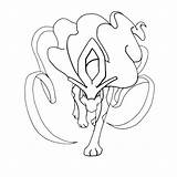 Suicune Pokemon sketch template