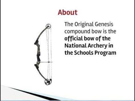 genesis original compound bow review youtube