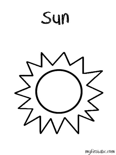 cartoon sun coloring pages  getdrawings