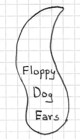 floppy dog ears costume pattern disfraces de perro  ninos