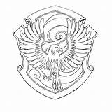 Potter Ravenclaw Hogwarts Crest Gryffindor Hufflepuff Pottermore Draw Escudo Crests Lineart Celebrando Coloringhome Attractive Libri Poudlard Albanysinsanity Aesthetic Septiembre sketch template