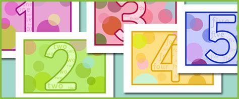 early learning resources decorative numbers