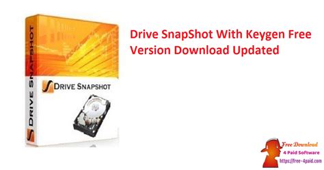 drive snapshot crack keygen     paid software