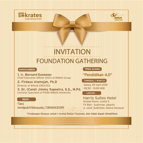 invitation  foundation gathering sokrates empowering school