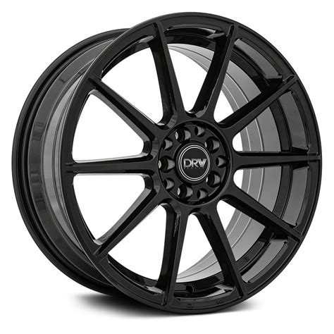drw  wheels gloss black rims  hblk
