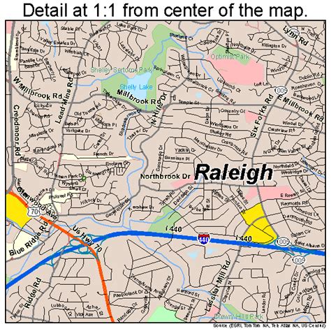 street map raleigh north carolina