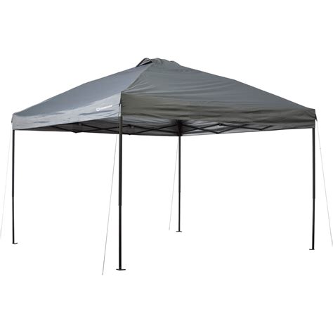 strongway pop  outdoor canopy tent ft  ft open top straight leg cool gray