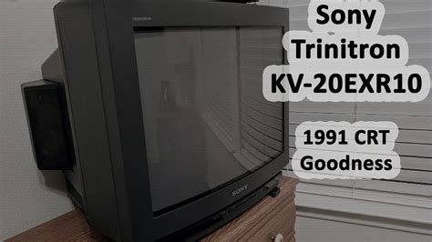 Sony Trinitron Kv 20exr10 20 Tv From 1991 Youtube