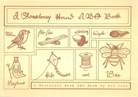 secretary hand  abc book berkshire family history shop