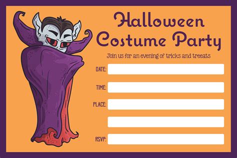 15 Best Adult Halloween Party Invitations Printable