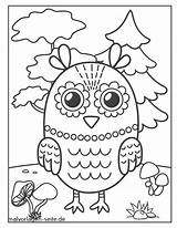 Eule Malvorlage Bäumen Mit Eulen Pilzen Verbnow Owls sketch template