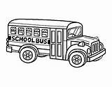 Bus School Coloring American Coloringcrew sketch template