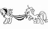 Mewarnai Kuda Poni Applejack Coloringhome Dash Menggambar sketch template