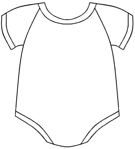 baby onesie template  clipart