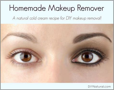 homemade makeup remover  natural recipe  diy makeup removal