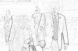 Trump Coloring President Pages Donald Filminspector Demonstrations He Downloadable Usually Widespread Generated Both Does sketch template
