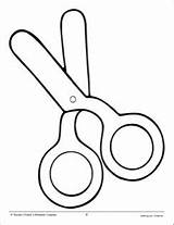 Scissors Coloring Clipart Pattern School Drawing Preschool Kindergarten Clip Pages Large Applique Printable Templates Kids Scholastic Fourth Crafts July Anchor sketch template