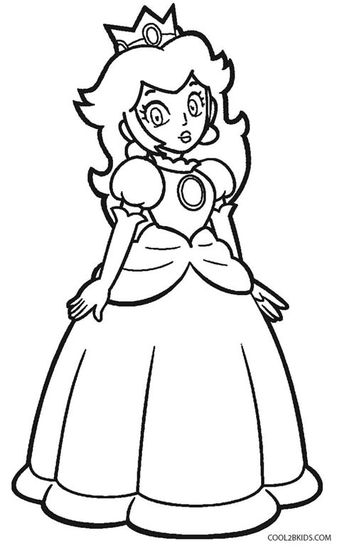 princess peach coloring pages printable princess peach coloring pages