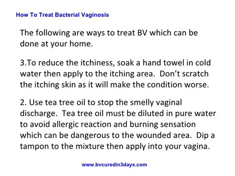 how to treat bacterial vaginosis 5 simple ways