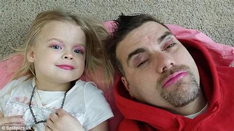 Fathers Are Given Makeovers By Their Daughters Daily Mail Online