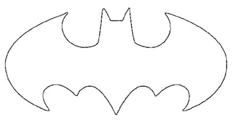 batman logo template  print clipart  clipart