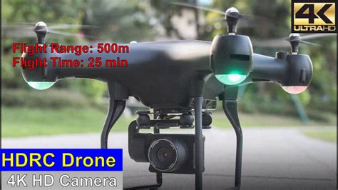 hdrc  hd long range drone  released youtube